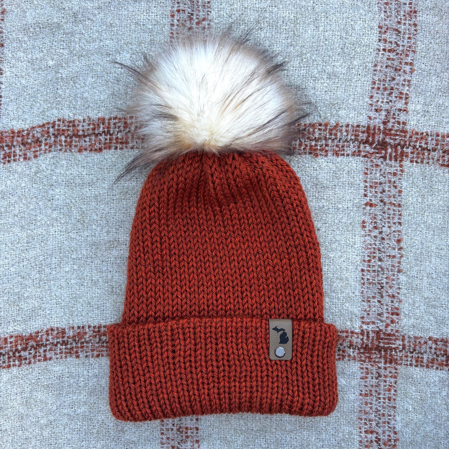 The Twisted Beanie - Rust