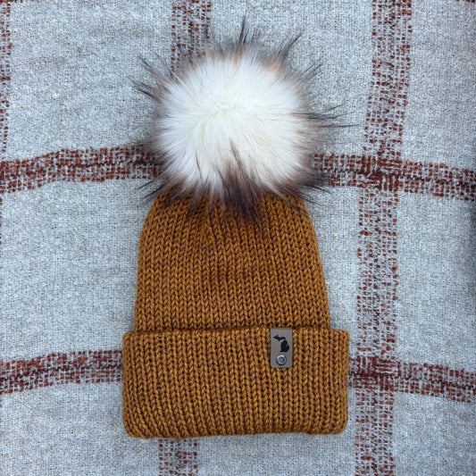 The Twisted Beanie - Mustard