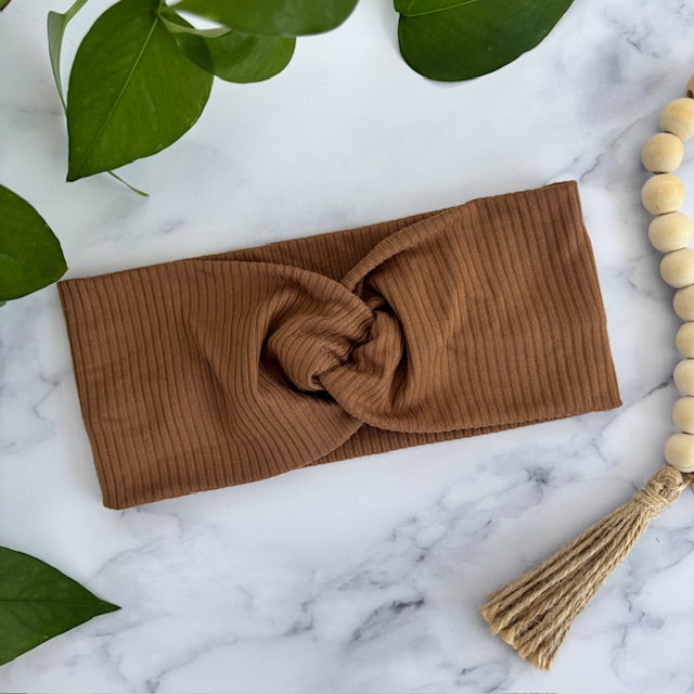 Ribbed Copper Headband