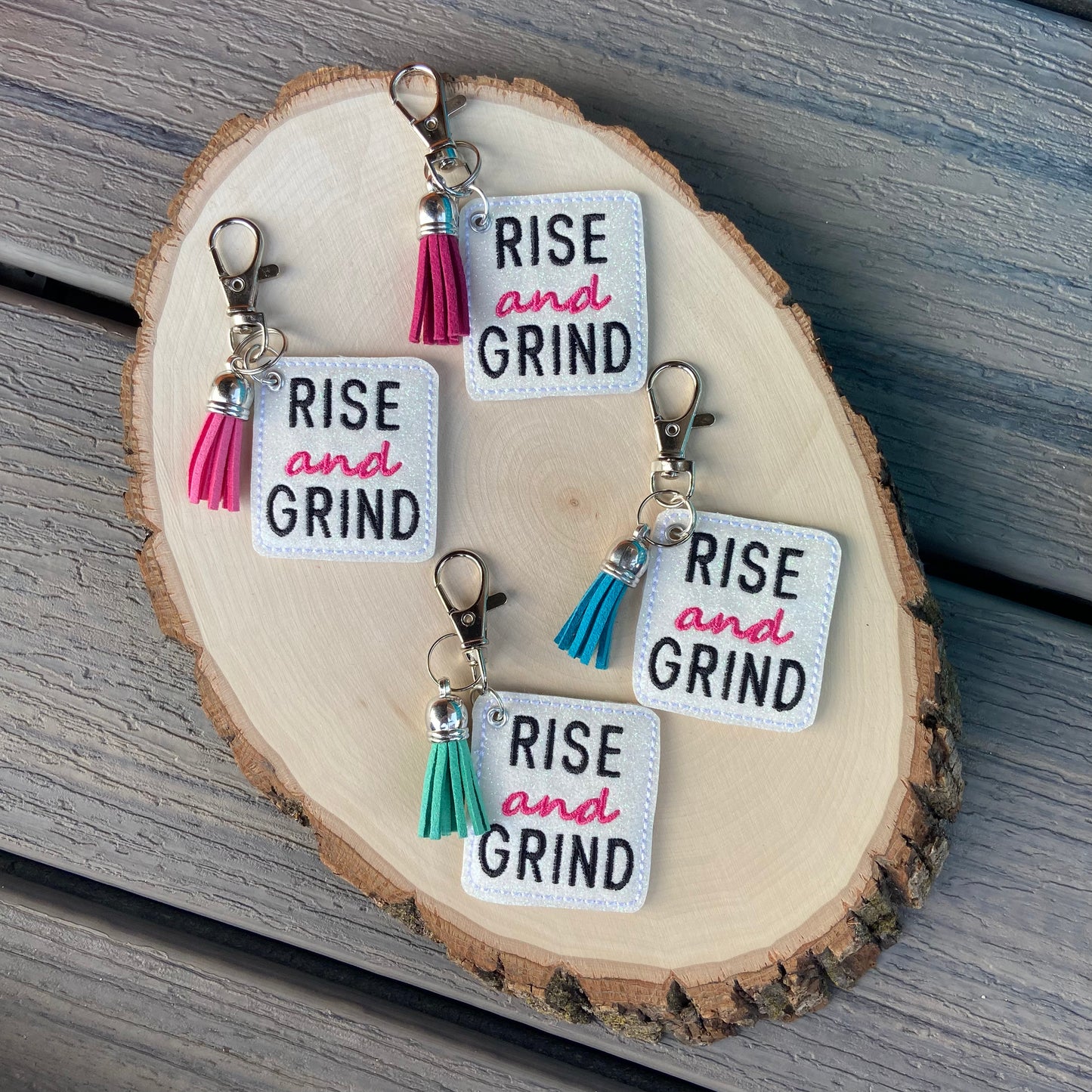 Rise and Grind Keychain