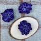 Purple Velour Scrunchie