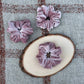 Dusty Rose Velour Scrunchie