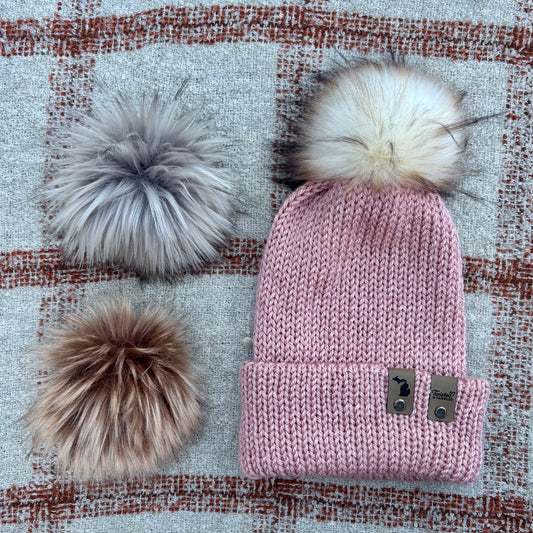 The Twisted Beanie - Blush