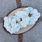 Cream Velour Scrunchie
