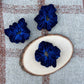 Cobalt Velour Scrunchie