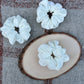 Cream Velour Scrunchie