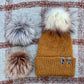 The Twisted Beanie - Mustard