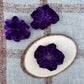 Plum Velour Scrunchie