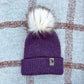 The Twisted Beanie - Plum