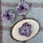 Mauve Velour Scrunchie