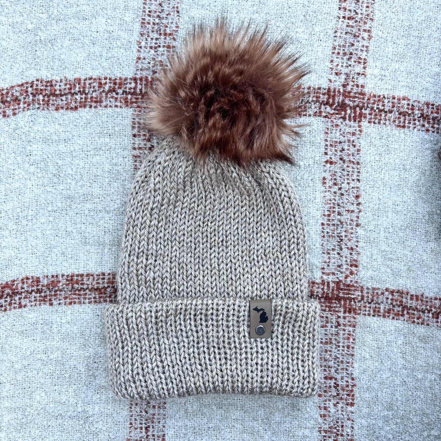 The Twisted Beanie - Cream