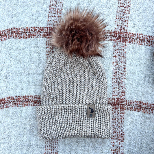 The Twisted Beanie - Cream