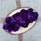 Plum Velour Scrunchie