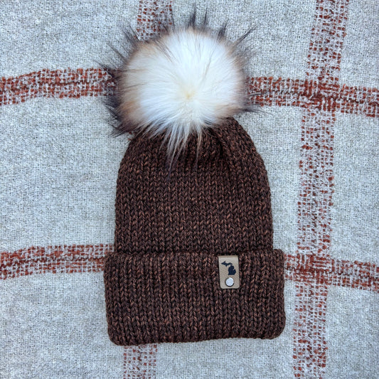The Twisted Beanie - Cocoa