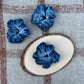 Dusty Blue Velour Scrunchie