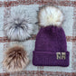 The Twisted Beanie - Plum