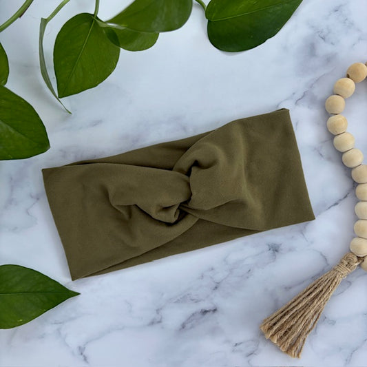 Olive Green Headband