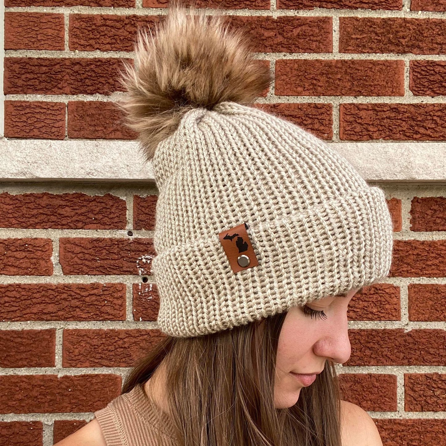 The Twisted Beanie - Blush