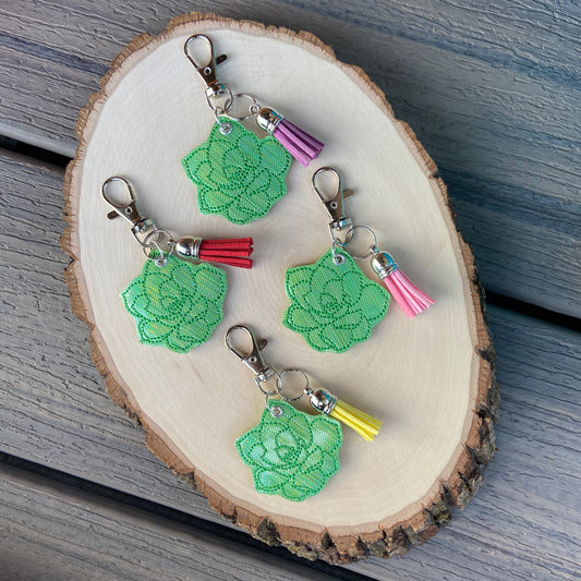 Succulent Keychain